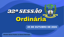 Ordem do Dia, da Sessão Ordinária antecipada para está sexta feira dia 25/10/2024.